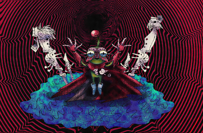 Eroe the alien and his artifacts (APY).